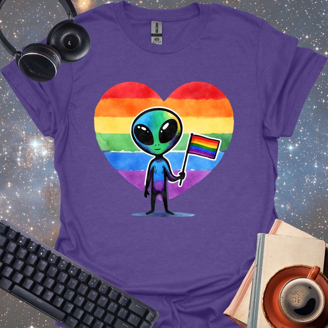 Proud Rainbow Alien