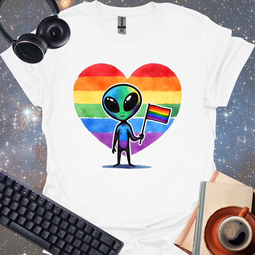 Proud Rainbow Alien
