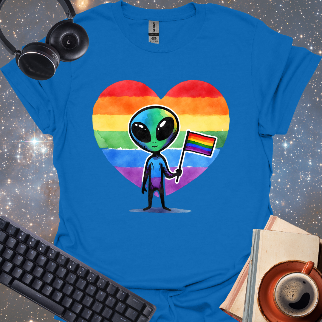 Proud Rainbow Alien