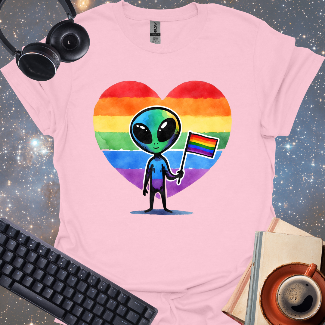Proud Rainbow Alien
