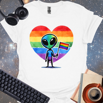 Proud Rainbow Alien